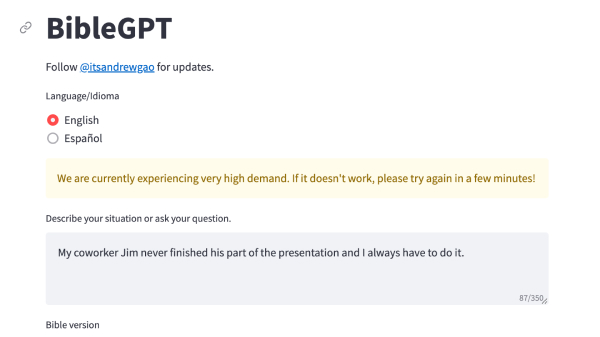 BibleGPT